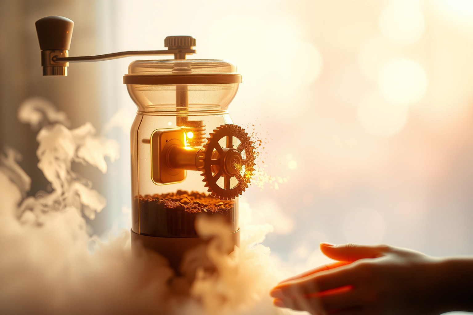 Sognare di pulire un macinacaffè indica bisogno di chiarezza mentale.