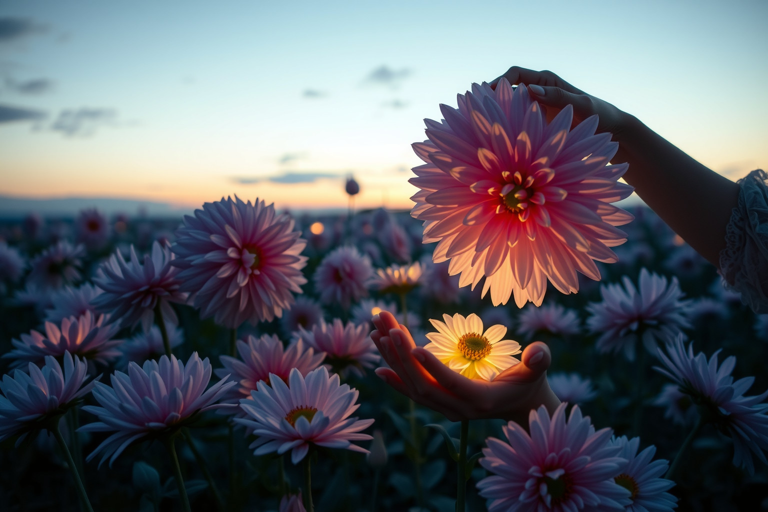 Sognare crisantemi simboleggia rinascita e trasformazione interiore profonda.