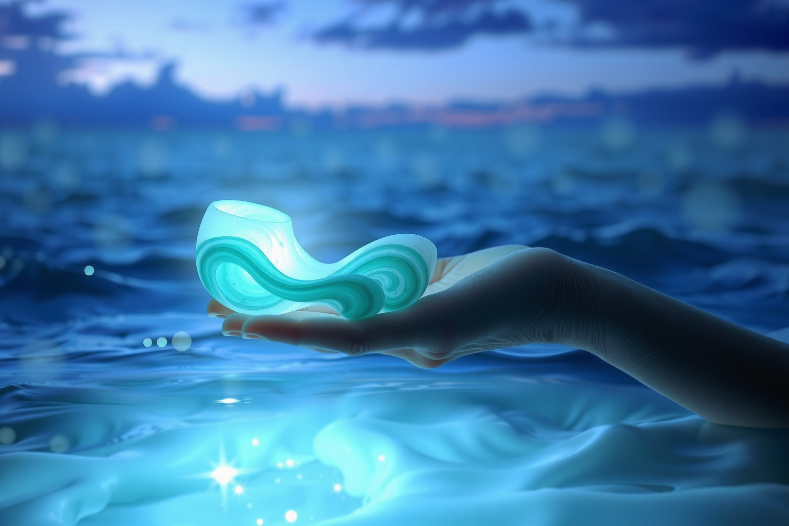 Ricevere una pipa in steatite marina simboleggia saggezza e tranquillità.