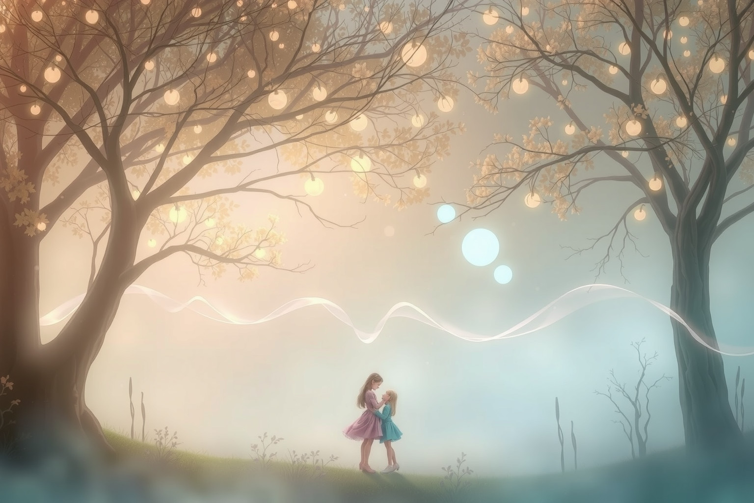 Sognare riconciliazione nell’infanzia indica guarigione di vecchie ferite.