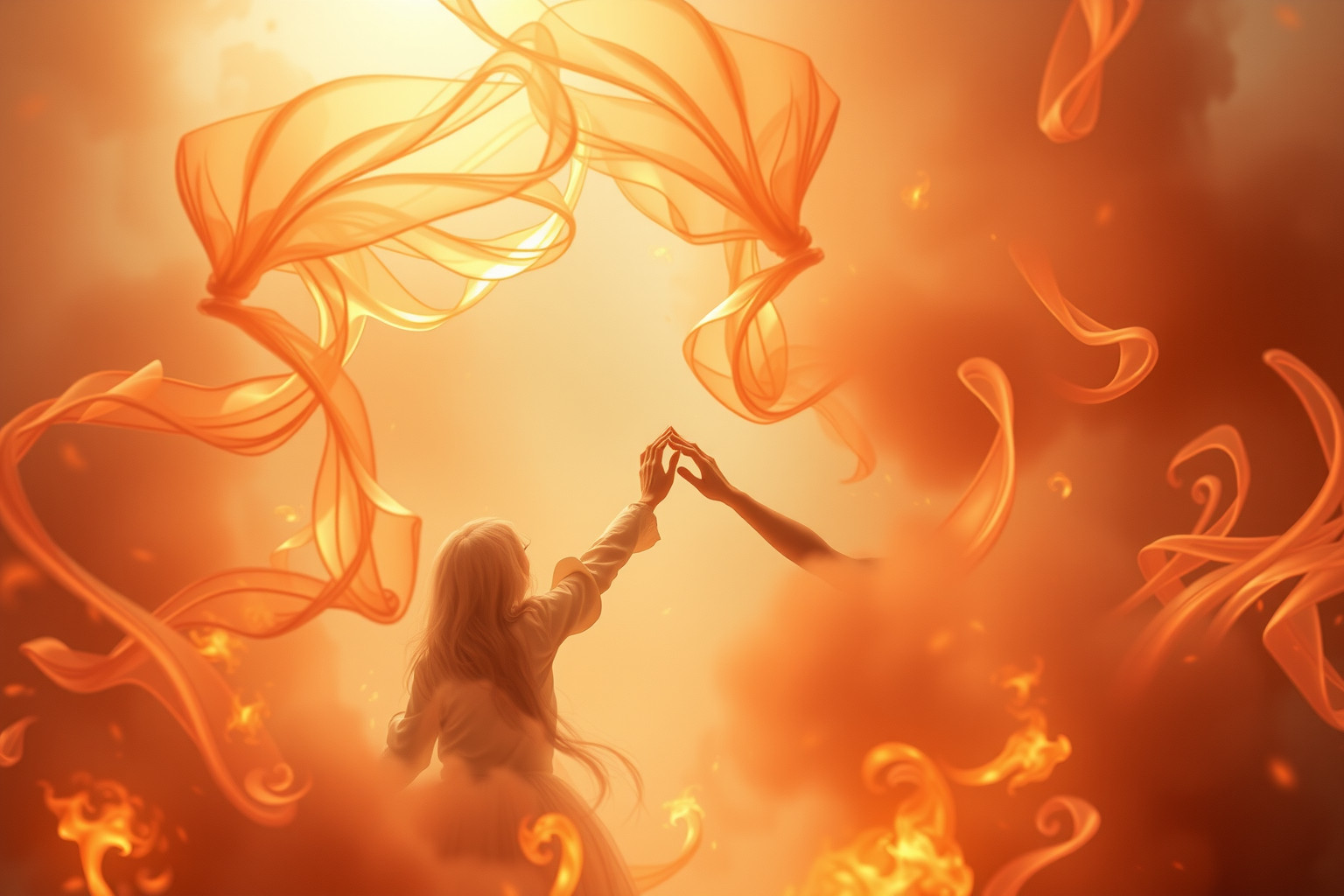 Sognare di salvare qualcuno dal fuoco simboleggia coraggio e protezione.