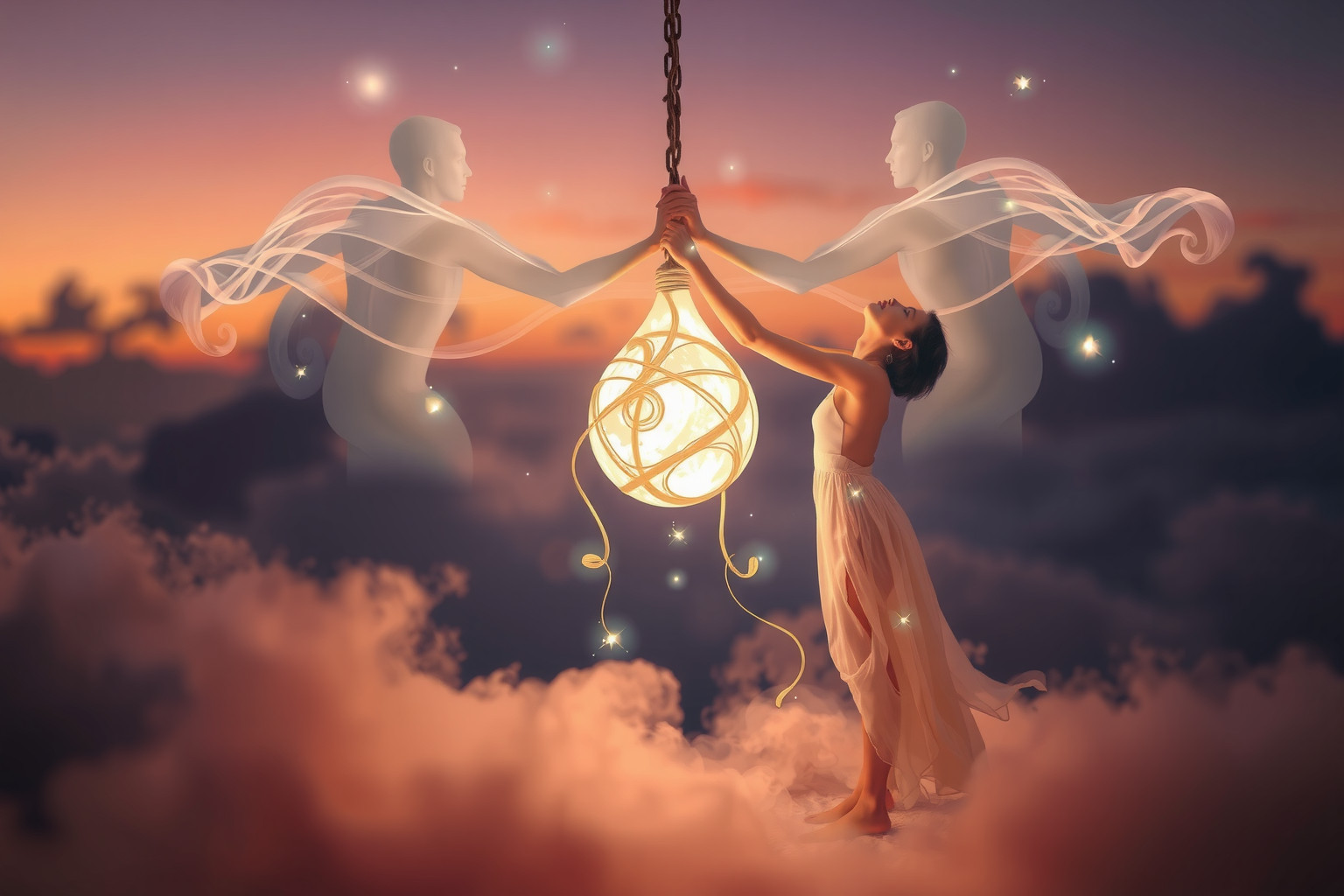 Sognare pesi in coppia simboleggia forza e sostegno condiviso.