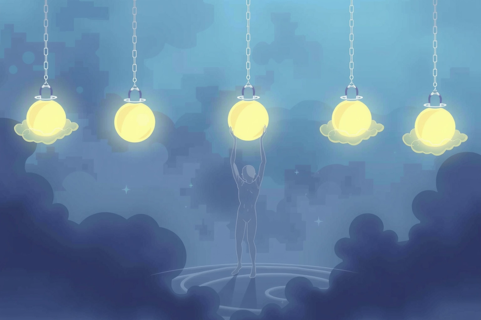 Sognare pesi ricorrenti indica sfide emotive irrisolte.