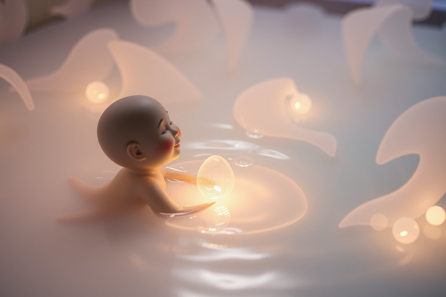 Sognare di sorridere lucidamente riflette accettazione e consapevolezza interiore.