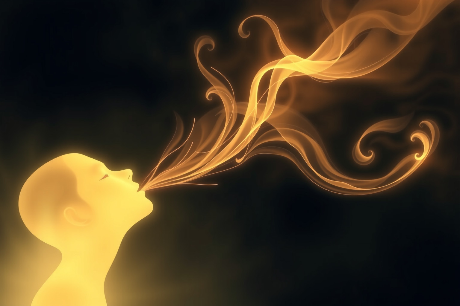 Sognare di sputare luce rappresenta rivelazione di verità nascoste.