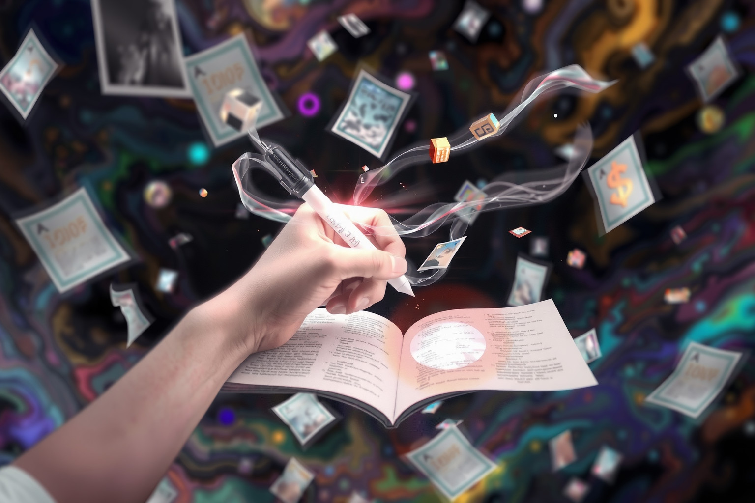 Sognare stenografia caotica riflette confusione mentale e difficoltà comunicative.