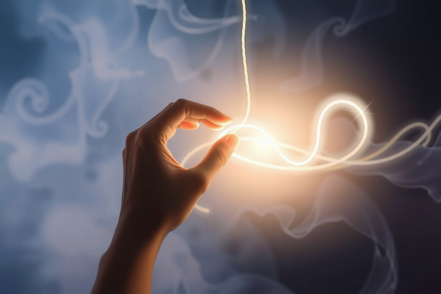 Sognare un cavo in mano simboleggia controllo e responsabilità personali.