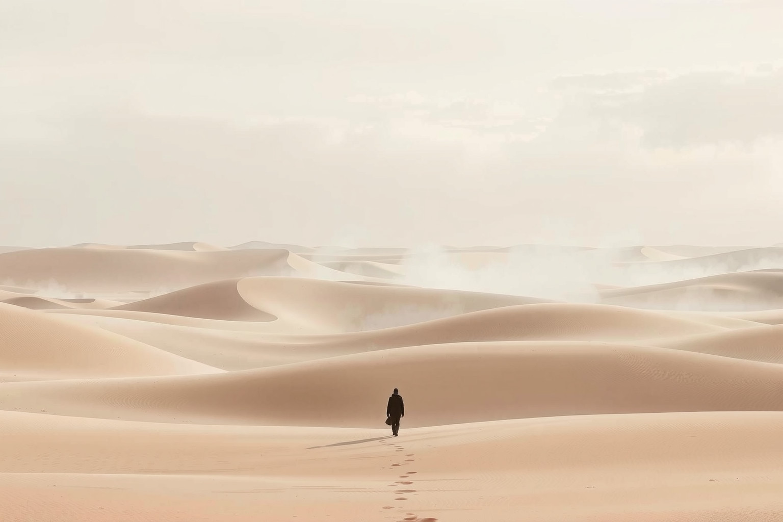 Sognare il deserto arido simboleggia solitudine e ricerca interiore.