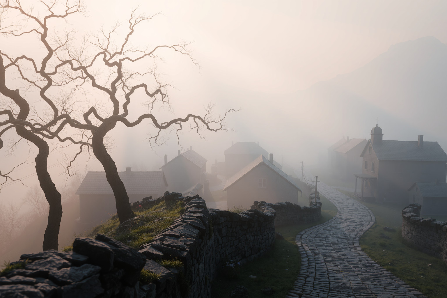 Sognare un villaggio antico simboleggia nostalgia e ricerca di radici.