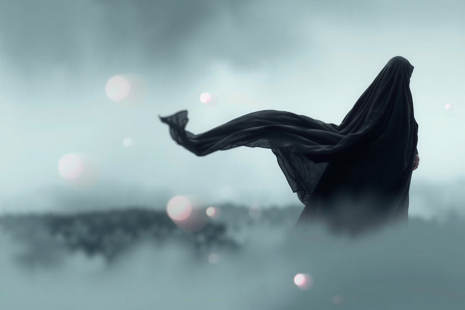 Sognare altri in lutto indica cambiamenti emotivi profondi imminenti.