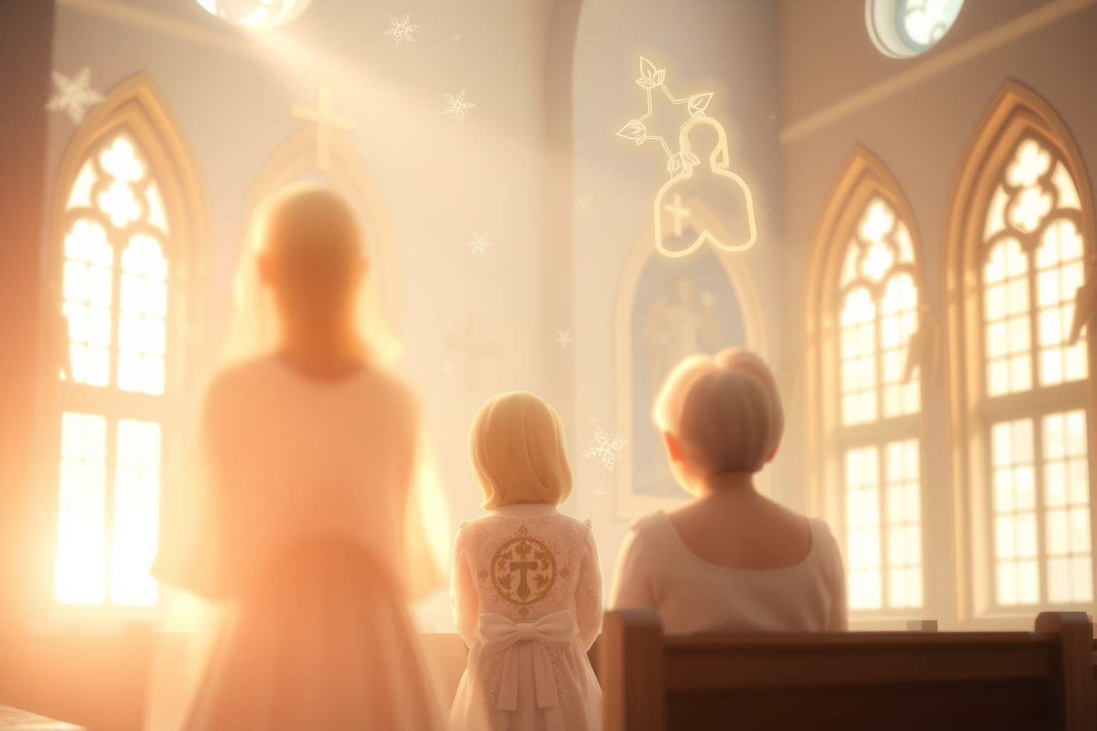 Sognare amici in messa mattutina simboleggia legami spirituali profondi.