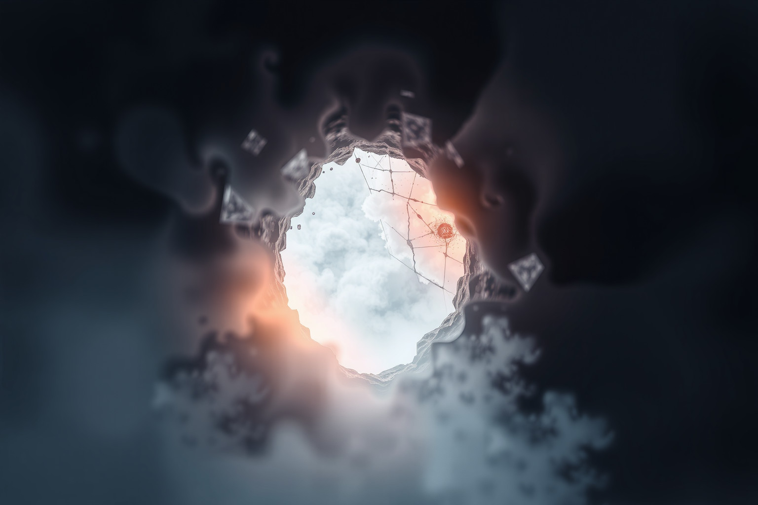 Sognare un traforo distrutto simboleggia ostacoli inattesi nella vita.