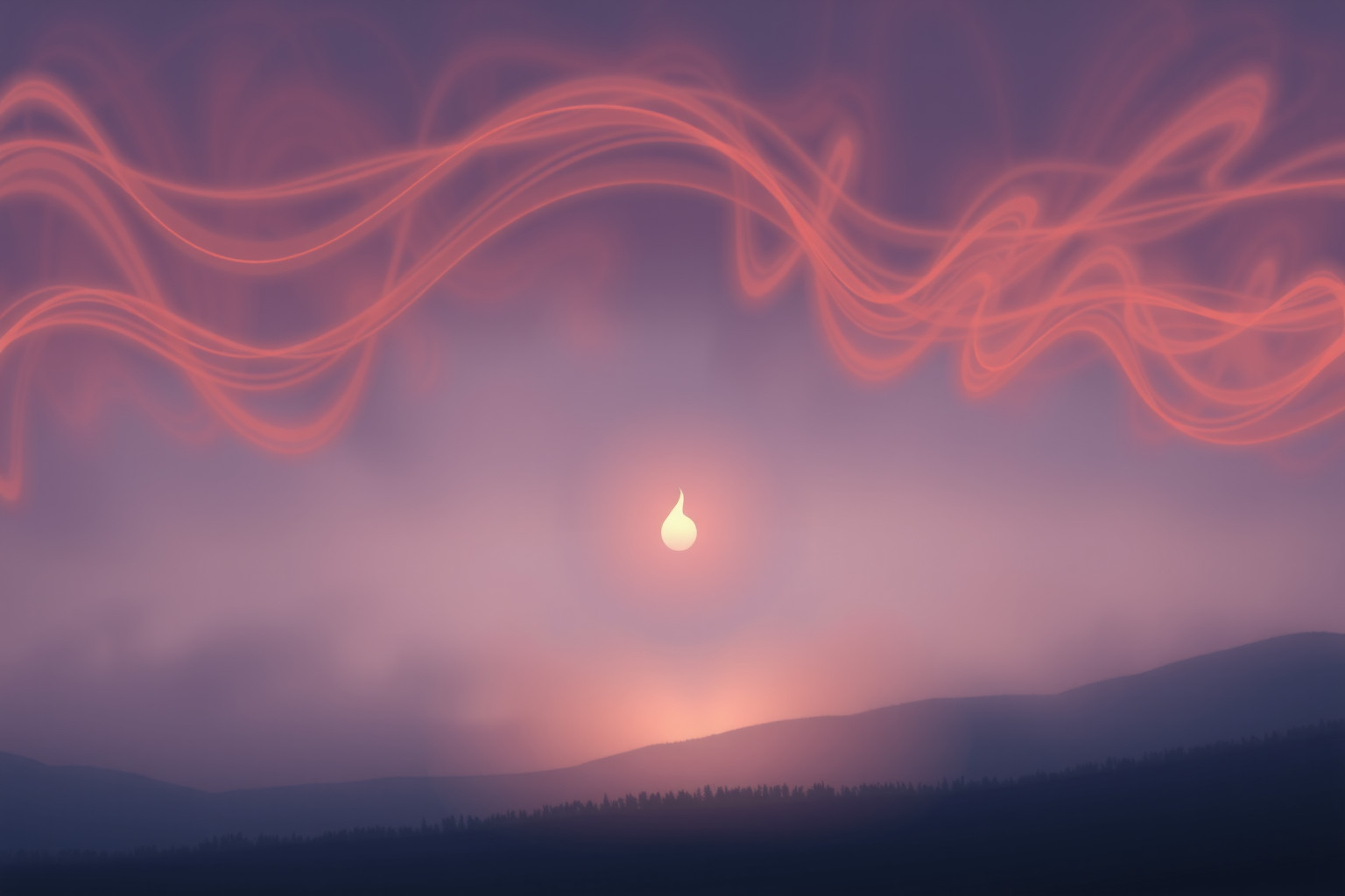 Sognare una fiamma da lontano simboleggia speranza nascente.