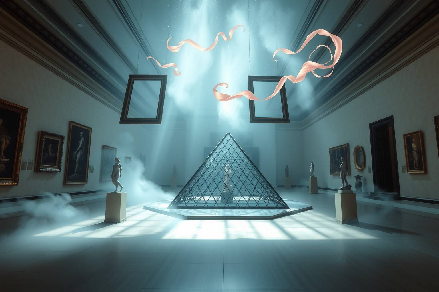 Sognare il Louvre simboleggia desiderio di cultura e bellezza francese.