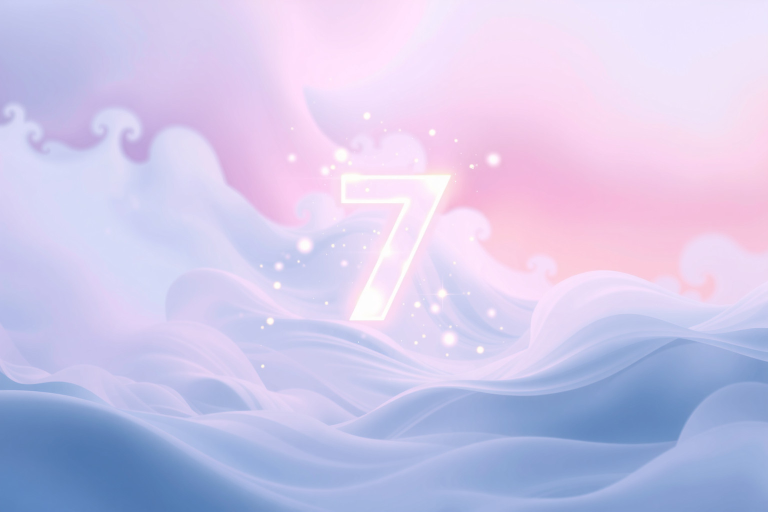 Sognare il numero sette indica spesso perfezione e spiritualità nascosta.