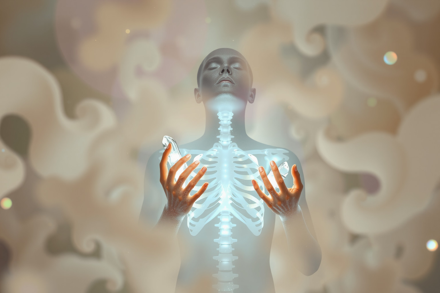 Sognare ossificazione in sogno lucido simboleggia controllo mentale e stabilità.