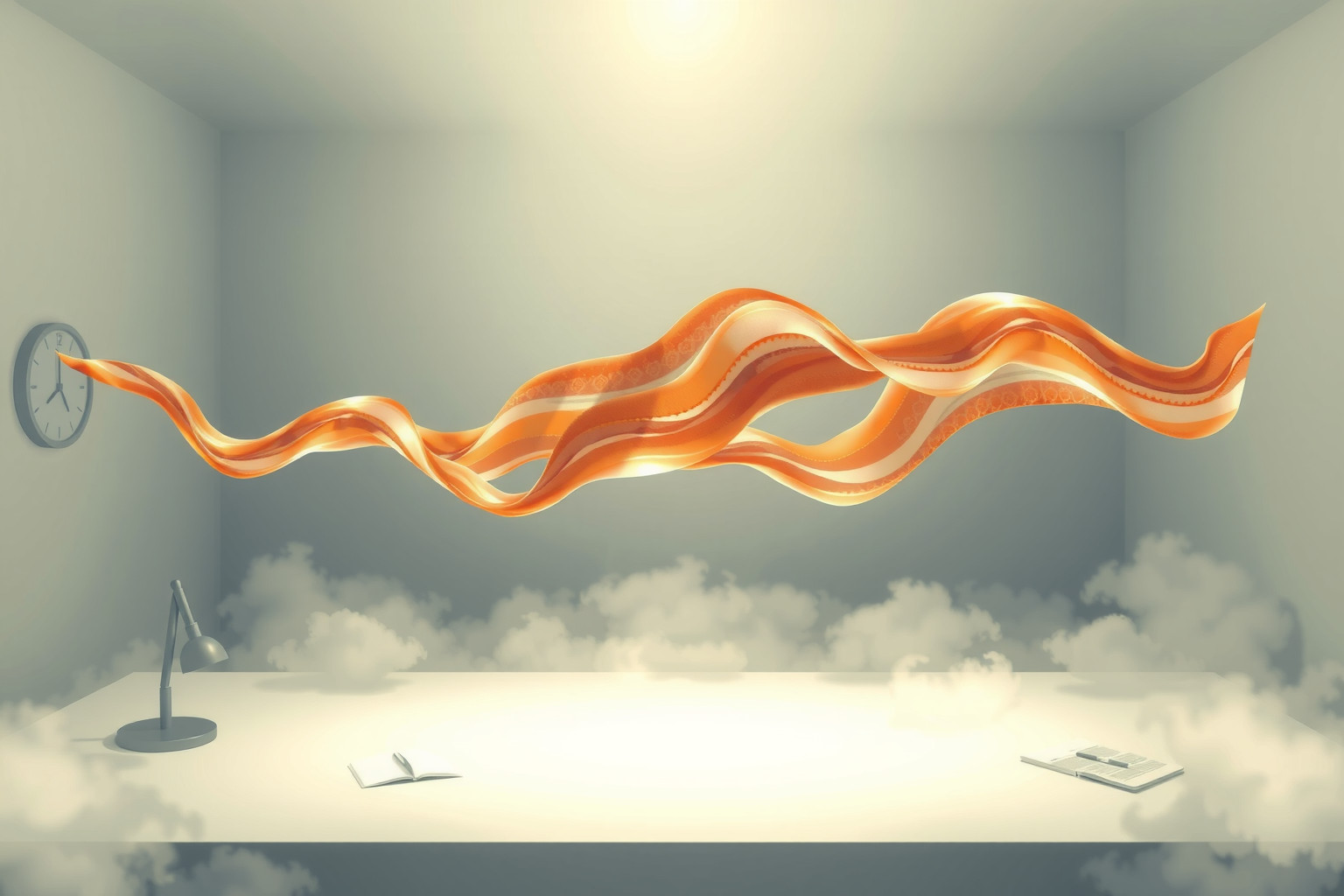 Sognare pancetta al lavoro indica opportunità inaspettate e successo professionale.