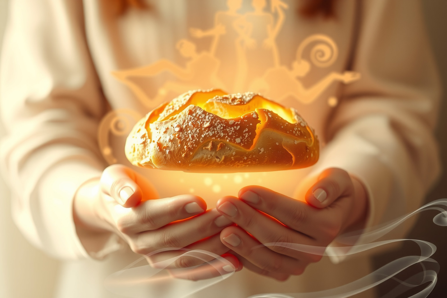 Sognare pane pasquale familiare simboleggia abbondanza e unione.