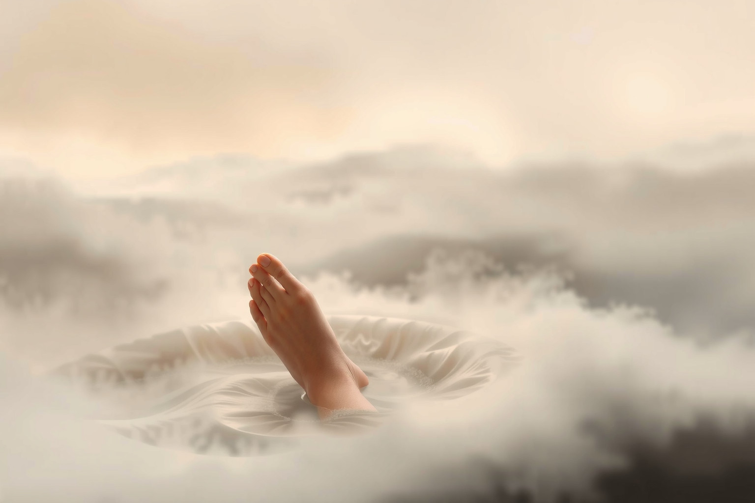 Sognare piedi piatti simboleggia spesso stress fisico e mentale intenso.