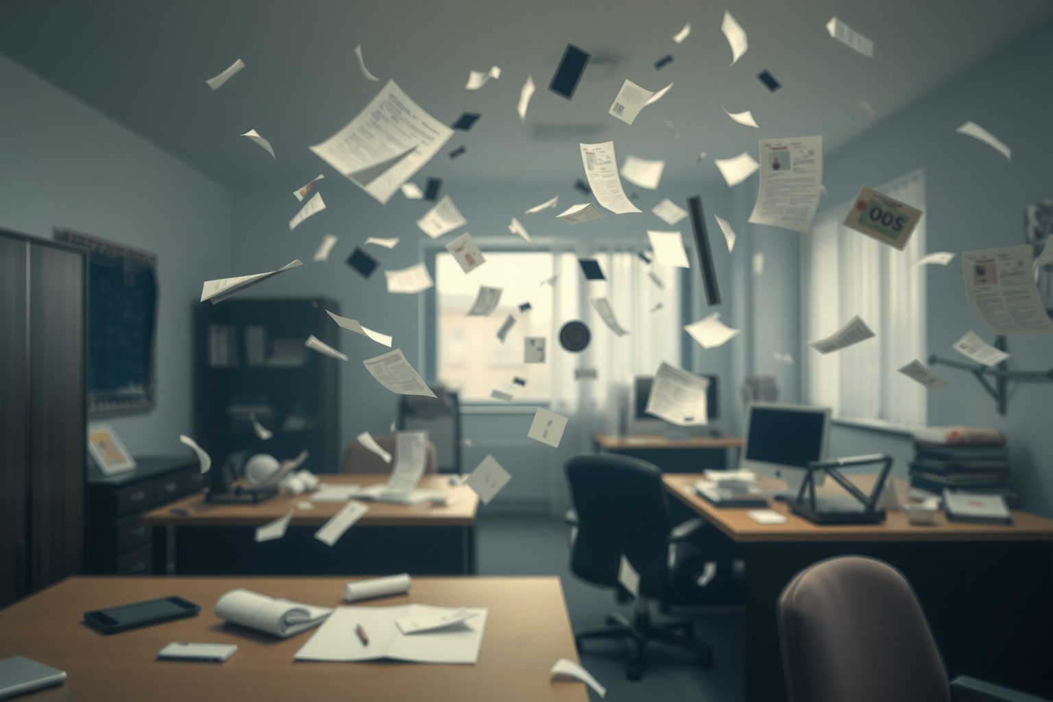 Sognare rifiuti al lavoro indica insoddisfazione e stress professionale.