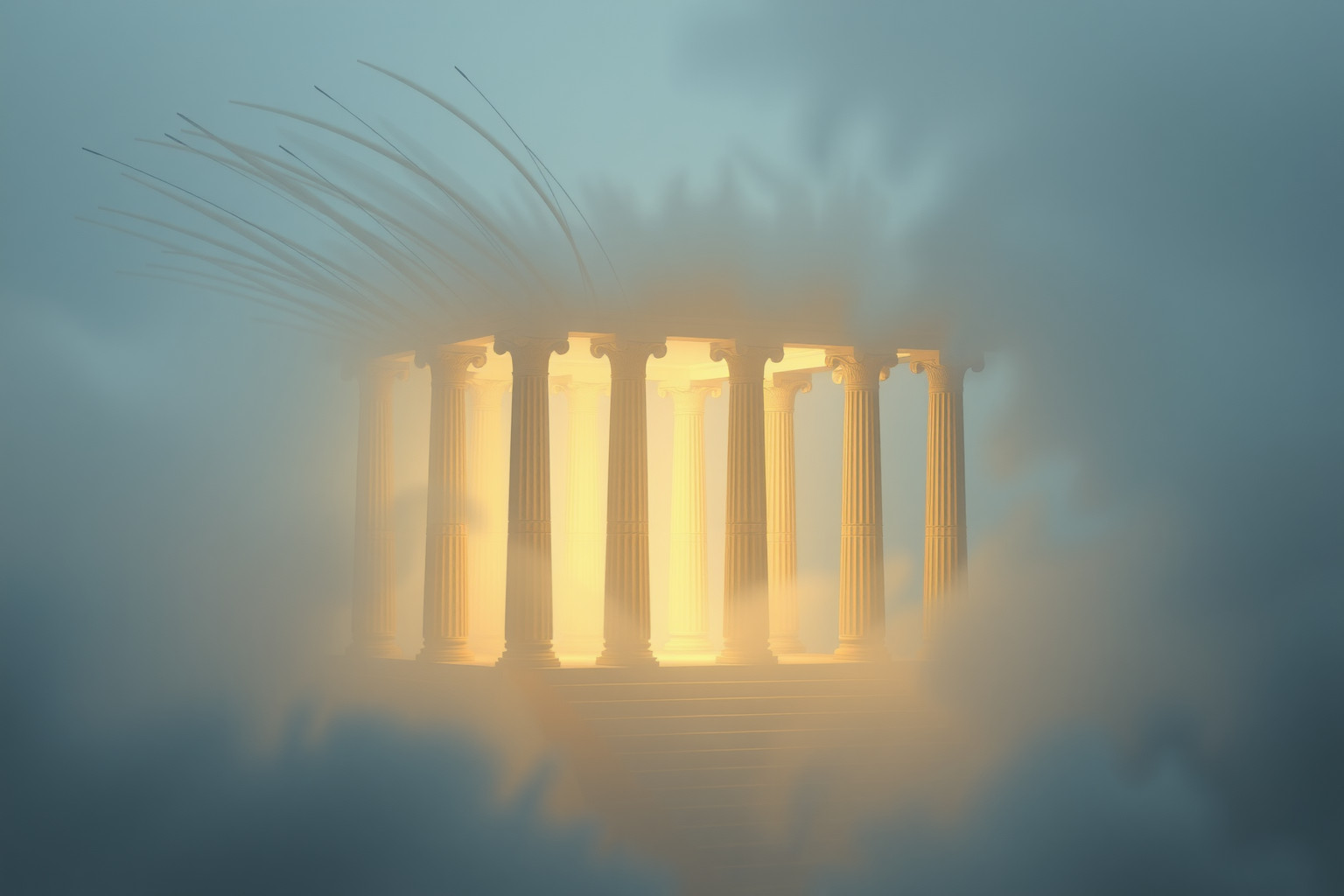 Sognare rifiuti in luogo sacro indica conflitto tra fede e impurità.