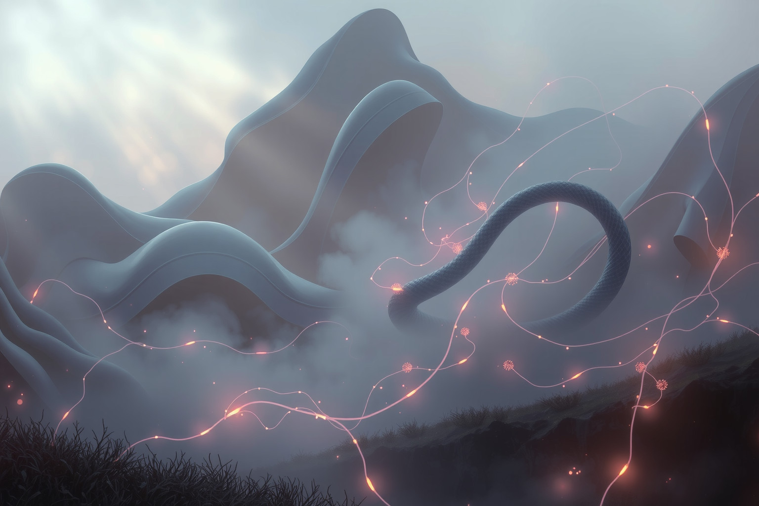 Sognare serpenti simboleggia trasformazione, pericolo e rinascita interiore.