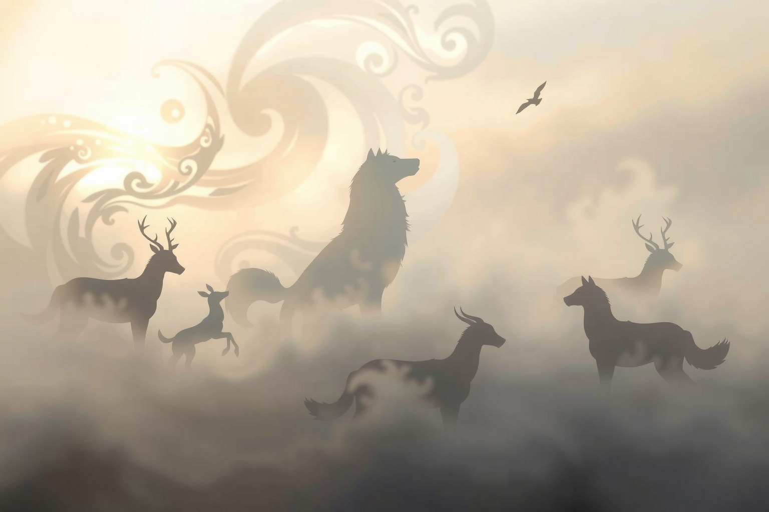 Sognare sette animali simboleggia equilibrio tra istinto e saggezza.