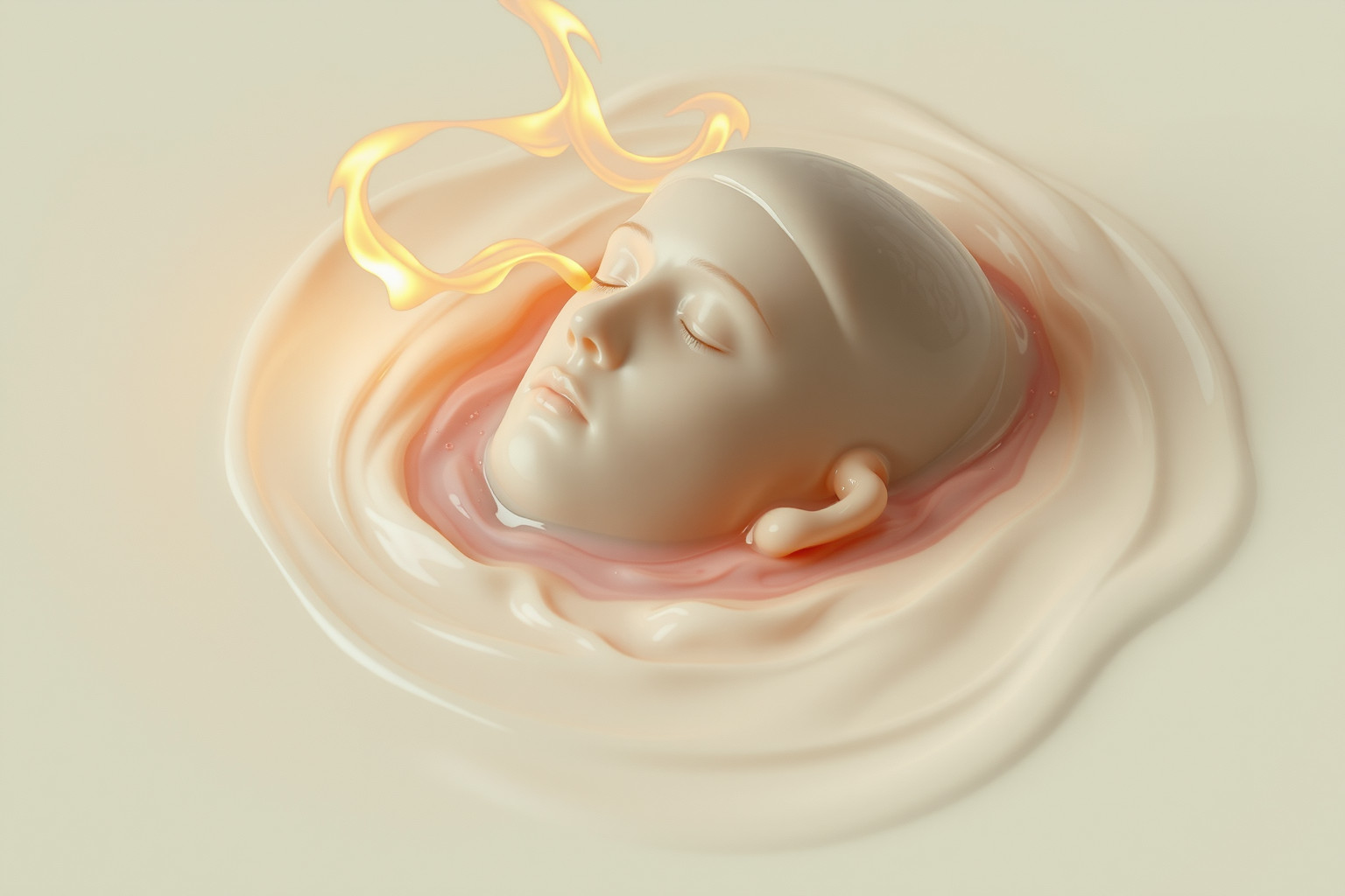 Sognare shampoo che brucia indica forte stress emotivo nascosto.