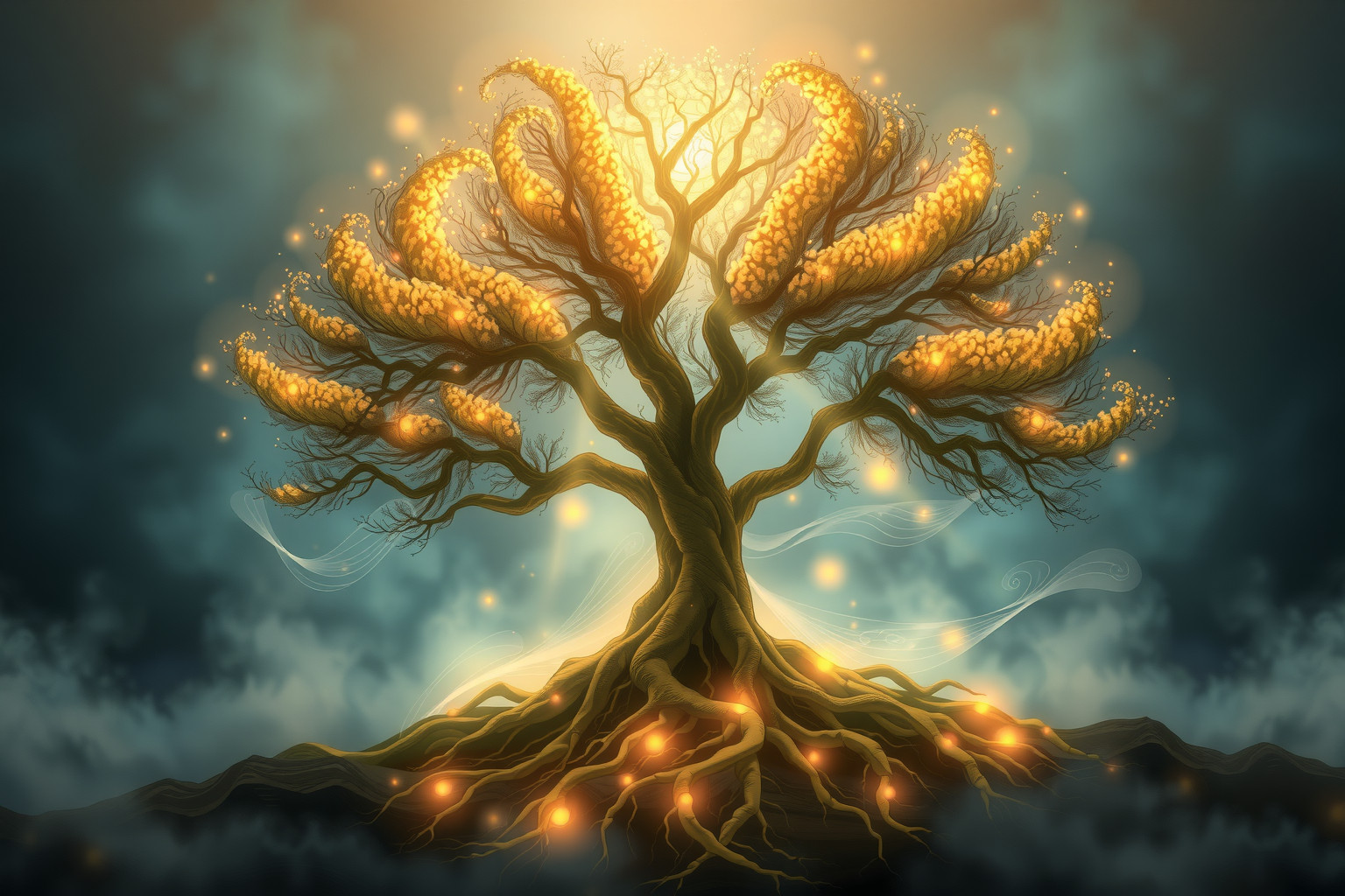 Sognare radici visibili simboleggia connessione profonda con le origini.