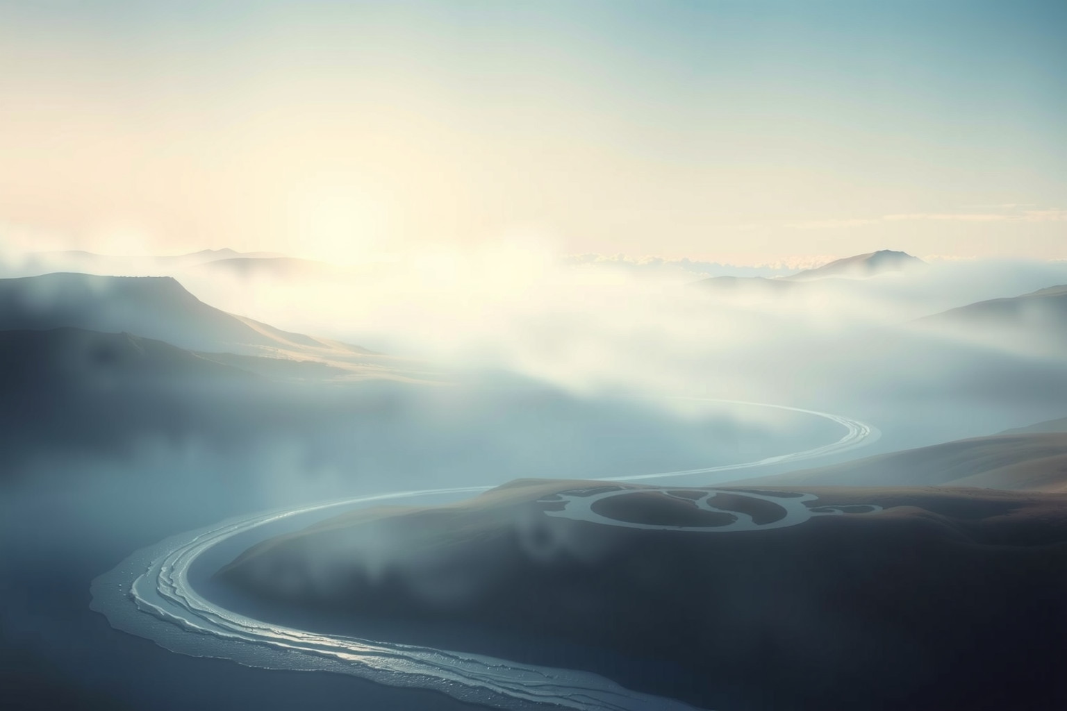 Sognare un altopiano con fiume simboleggia equilibrio e energia vitale.