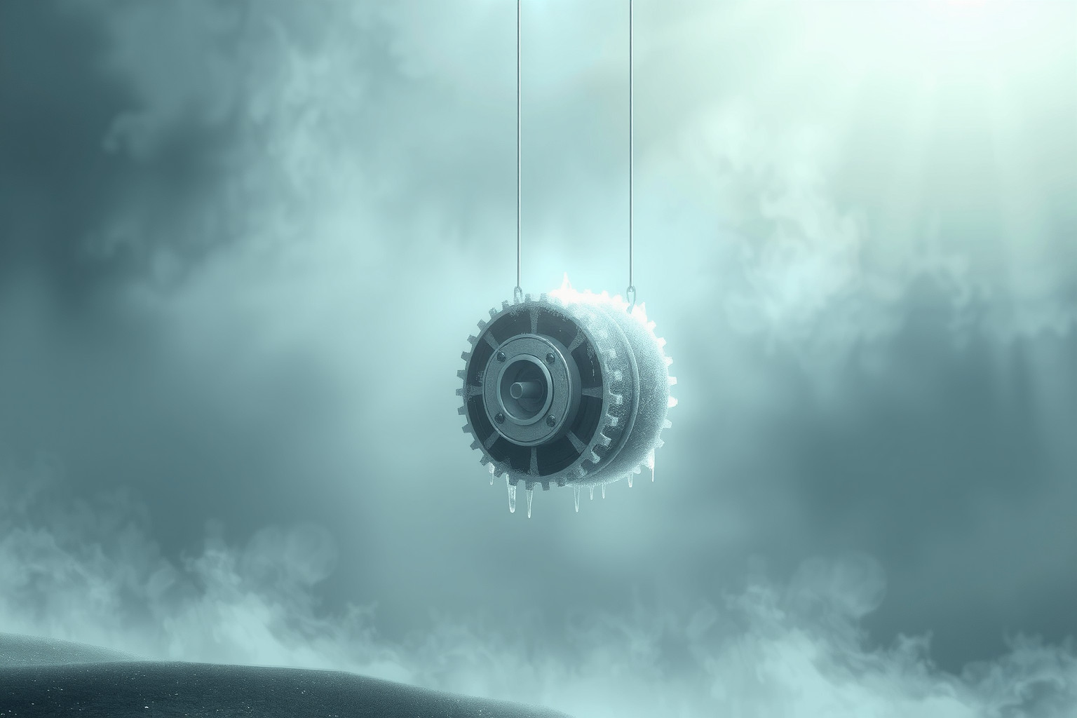 Sognare un argano fermo riflette attesa e mancanza di progresso.