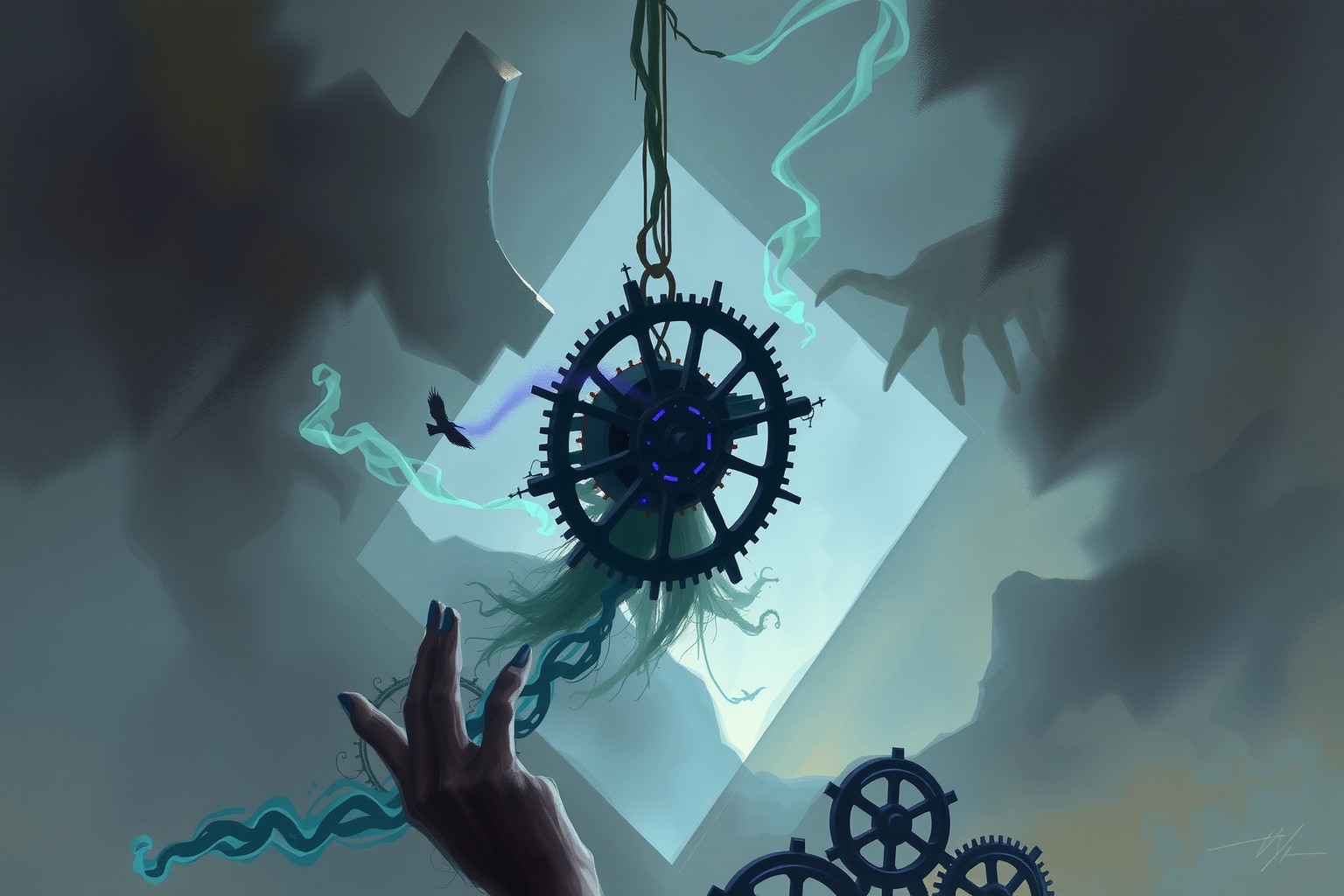 Sognare un argano oscuro rivela paure nascoste e misteri interiori.