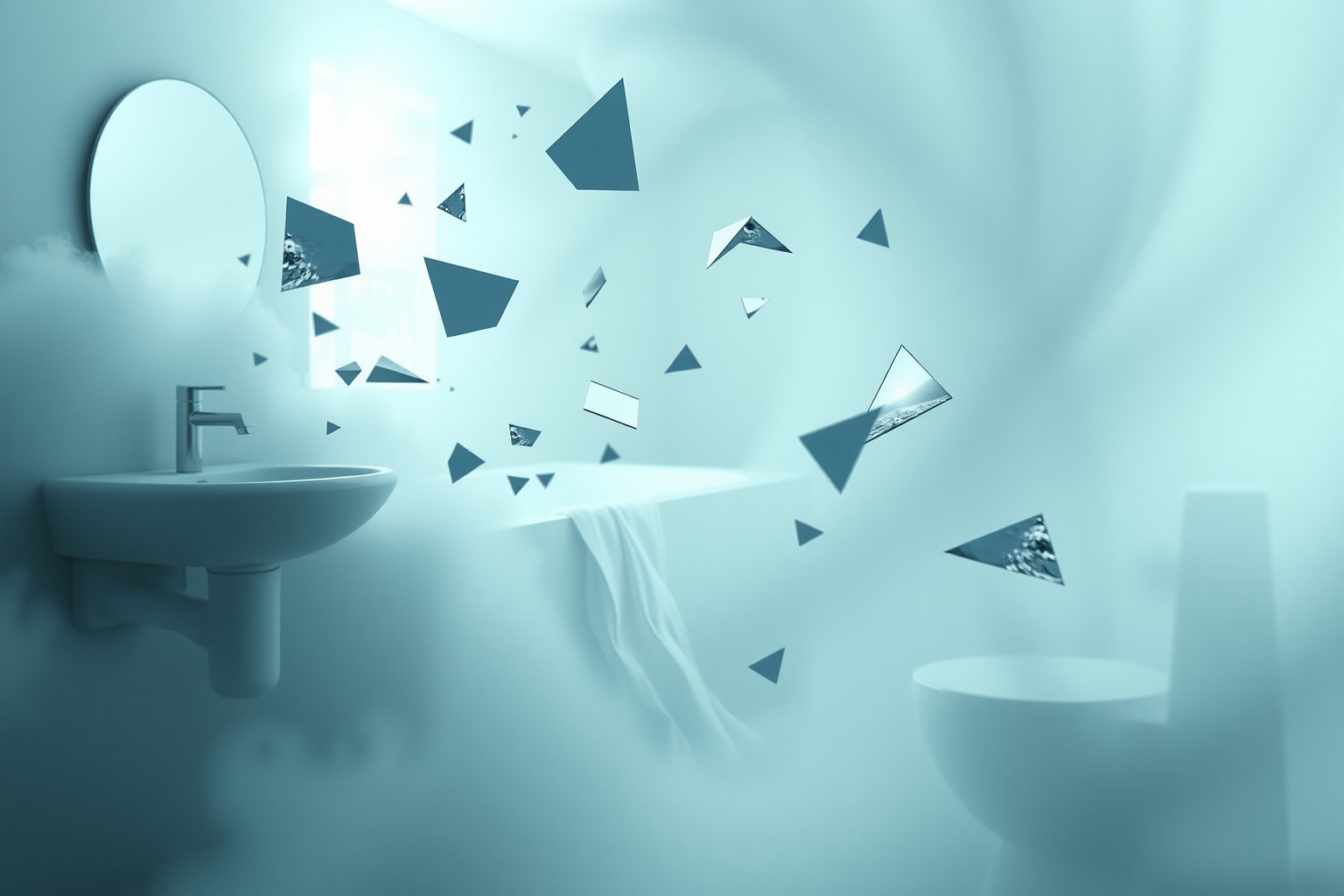 Sognare un bagno disordinato riflette confusione e stress interiori.