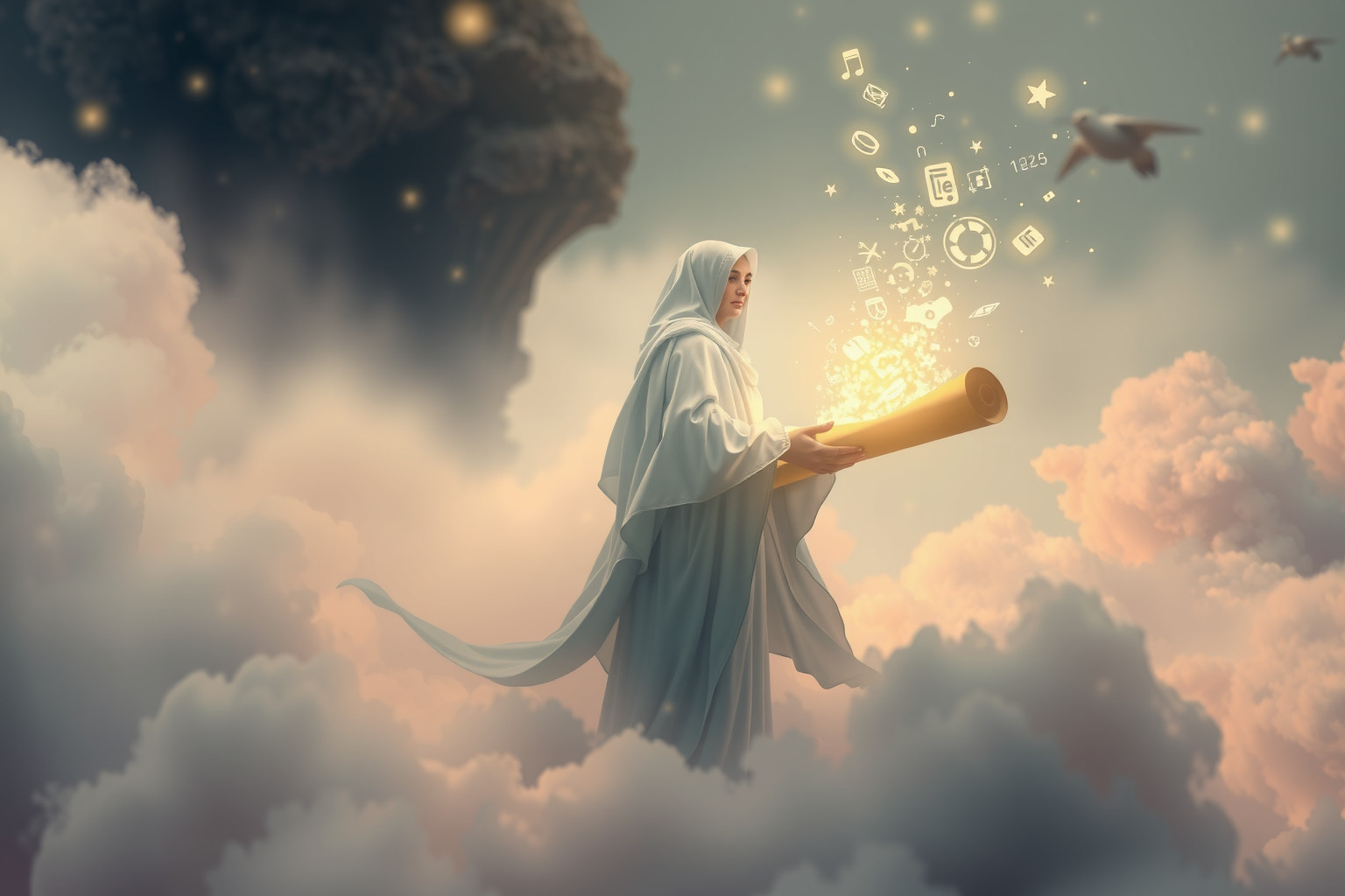 Sognare un banditore che rivela un segreto rappresenta verità nascoste.