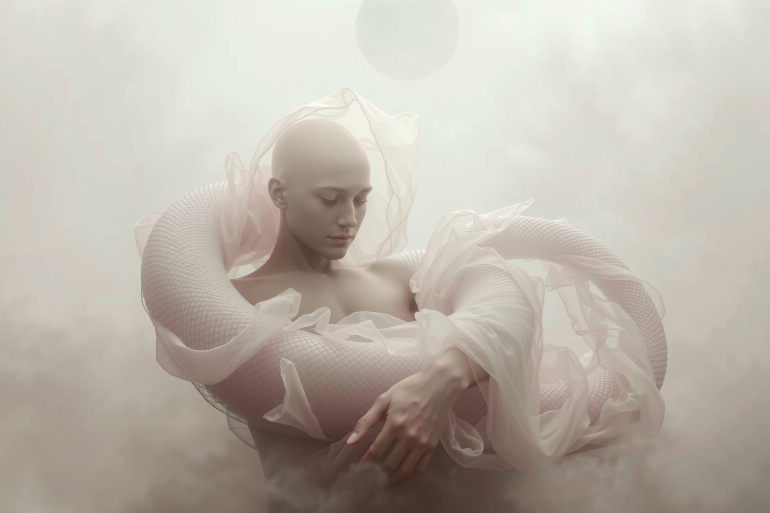 Sognare un boa avvolto segnala ansia e oppressione emotiva profonda.