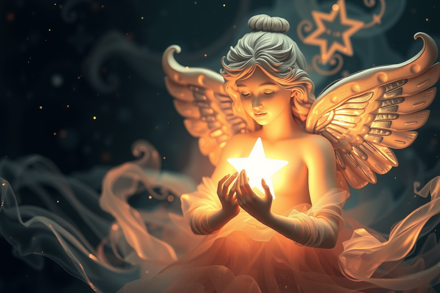 Sognare un cantore stellare ferito simboleggia talenti nascosti e vulnerabilità.