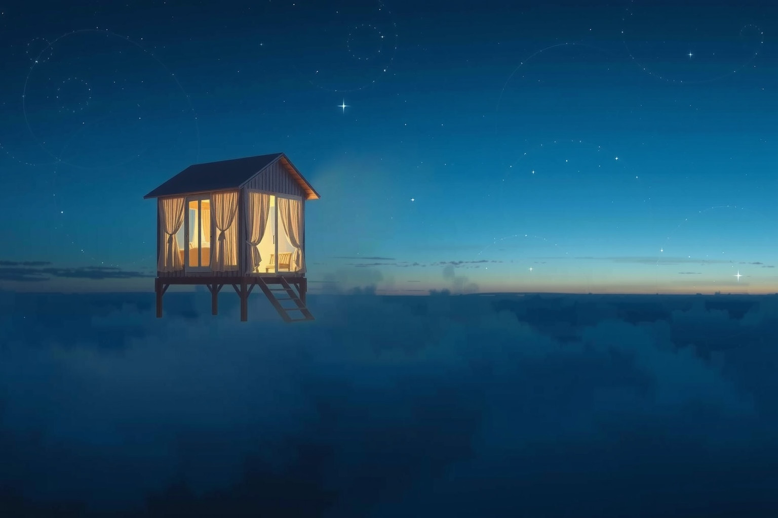 Sognare un capanno riflette il bisogno di sfuggire alla realtà quotidiana.