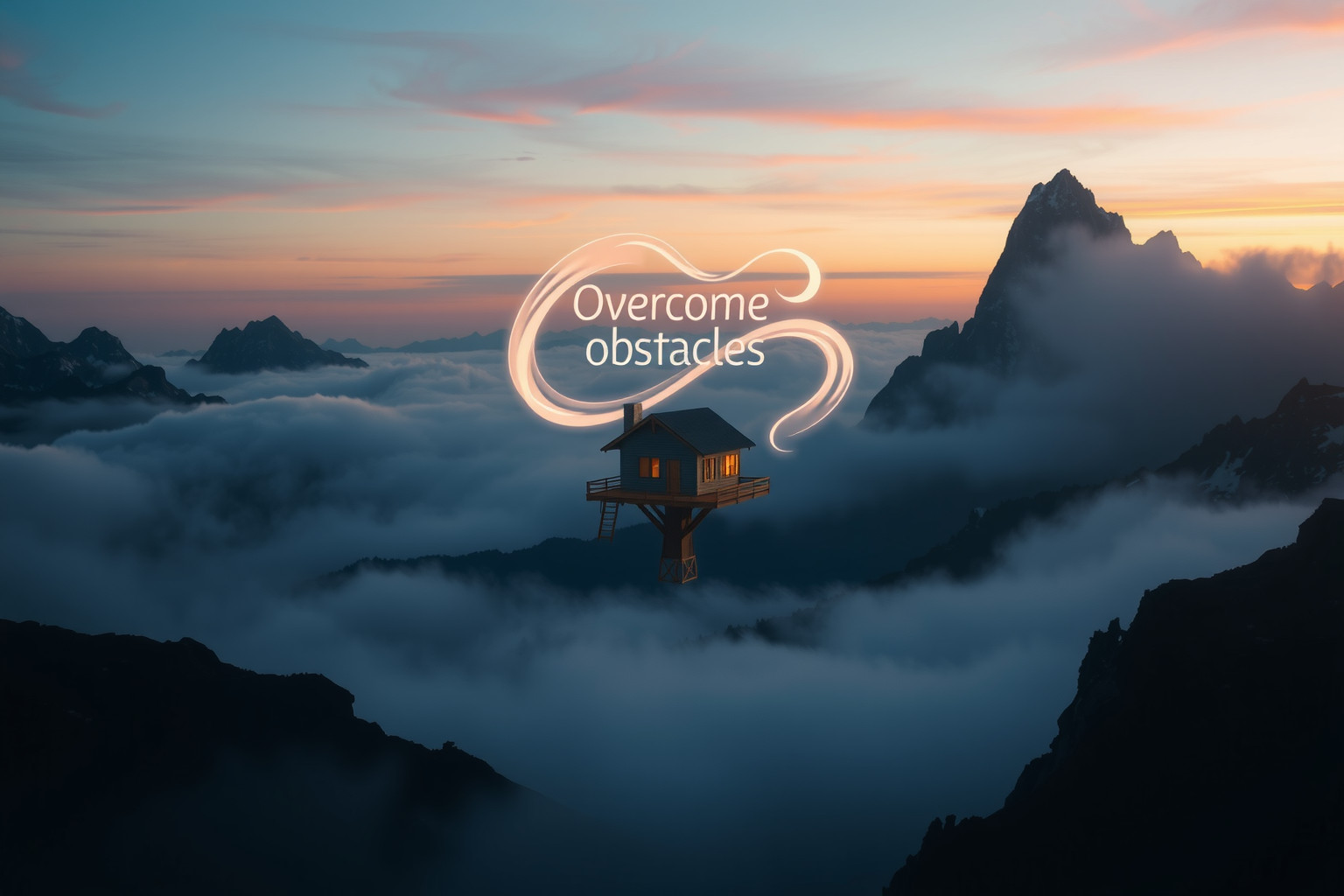 Sognare un capanno in montagna simboleggia sfide e rinascita personale.