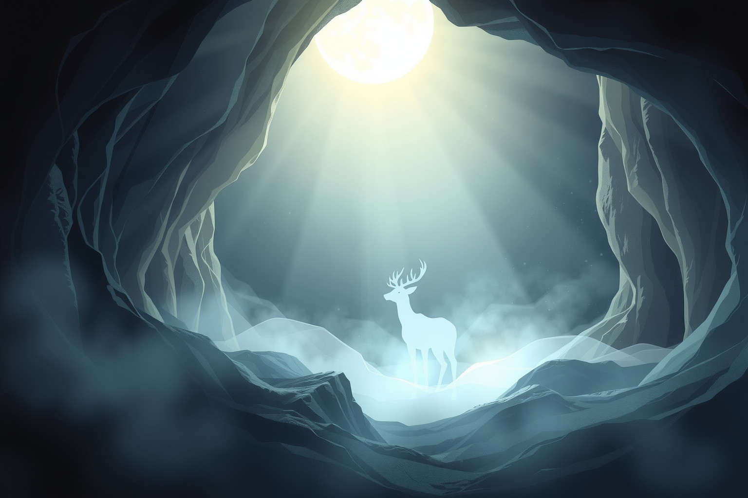 Sognare un capriolo in grotta simboleggia protezione e mistero interiore.