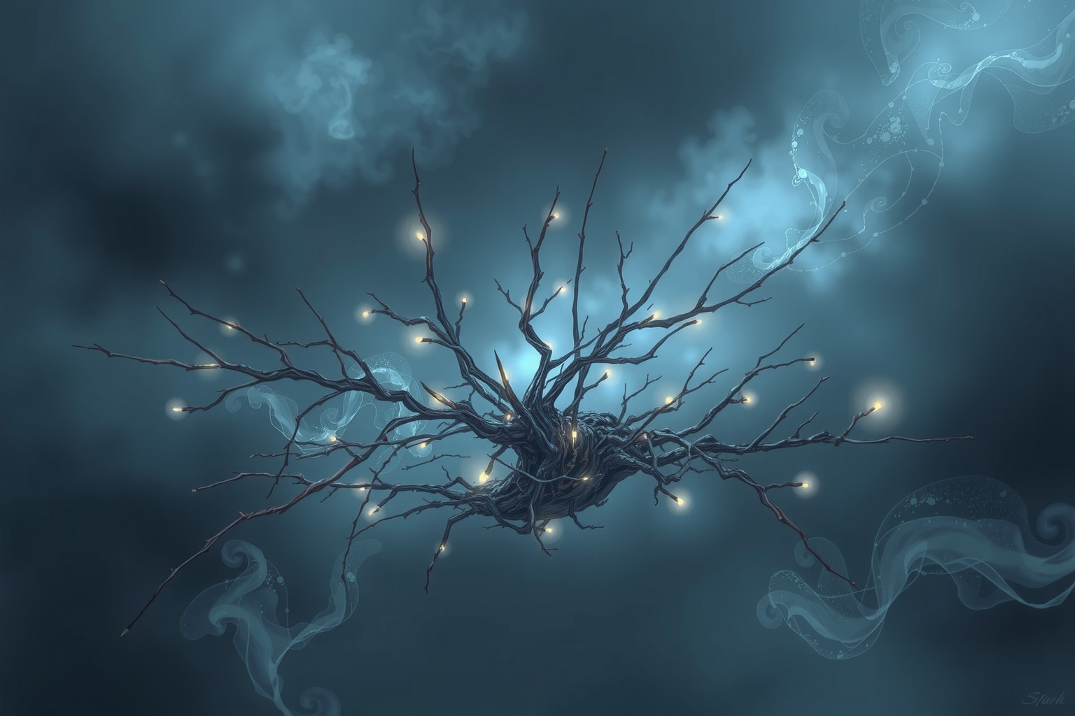 Sognare un cespuglio spinoso simboleggia ostacoli emotivi e difese.