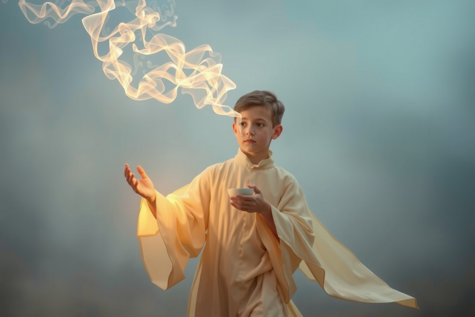 Sognare un chierichetto con incenso indica purificazione e spiritualità.