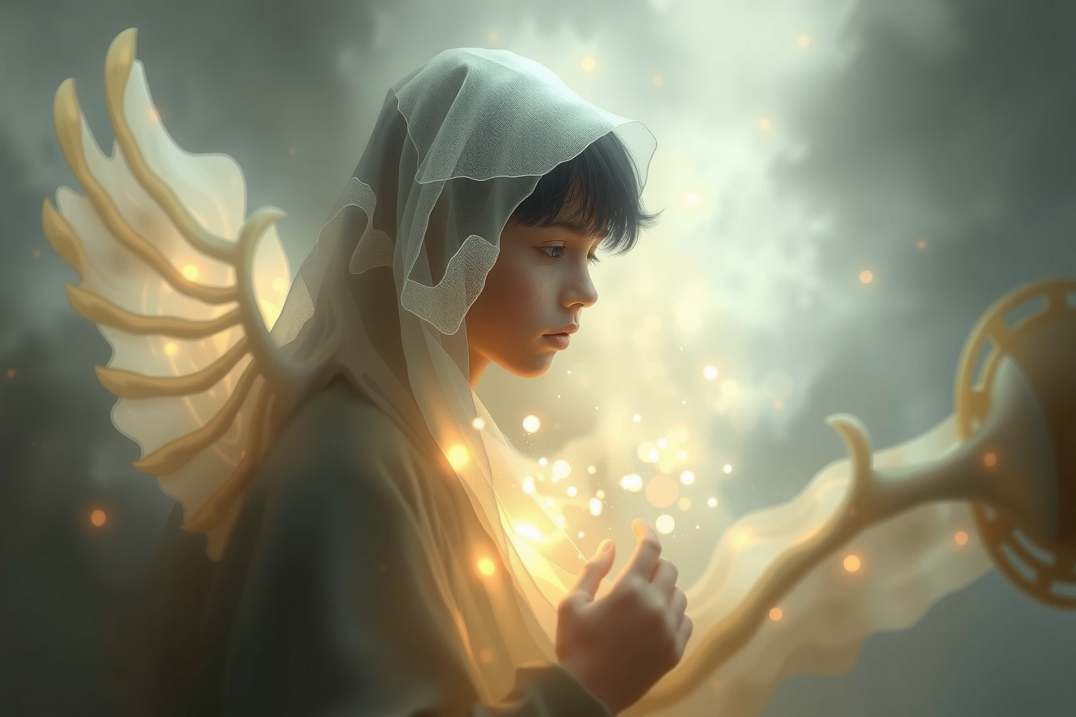 Sognare un chierichetto confuso riflette dubbi spirituali interiori profondi.