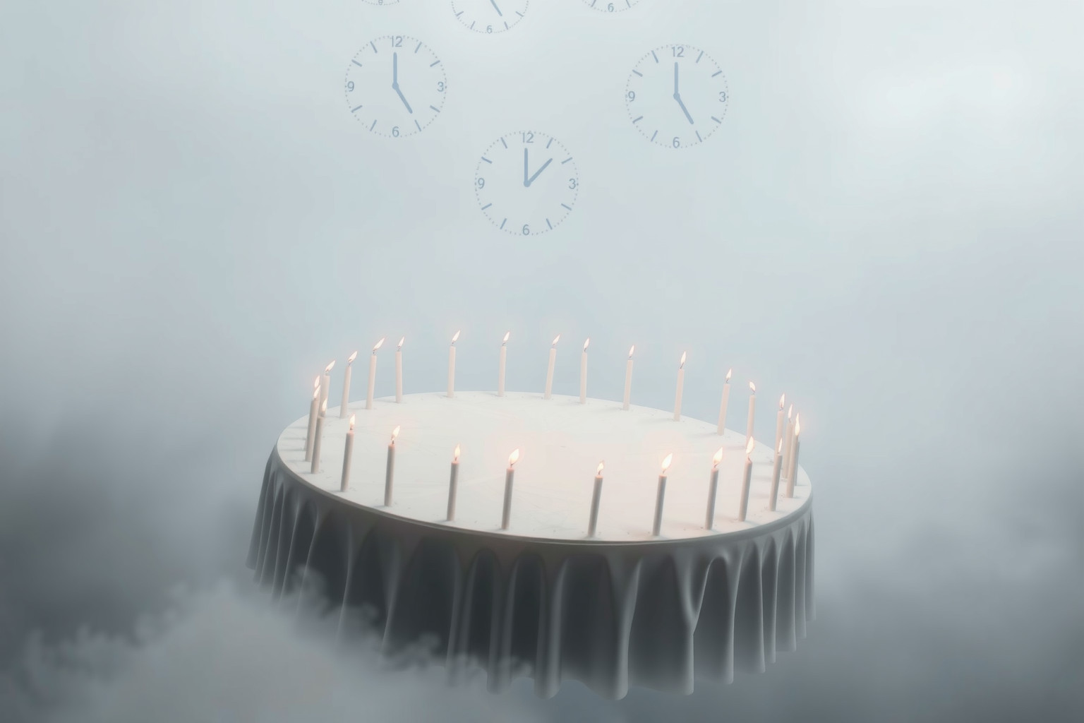 Sognare compleanni ripetuti simboleggia cicli di vita stagnanti.