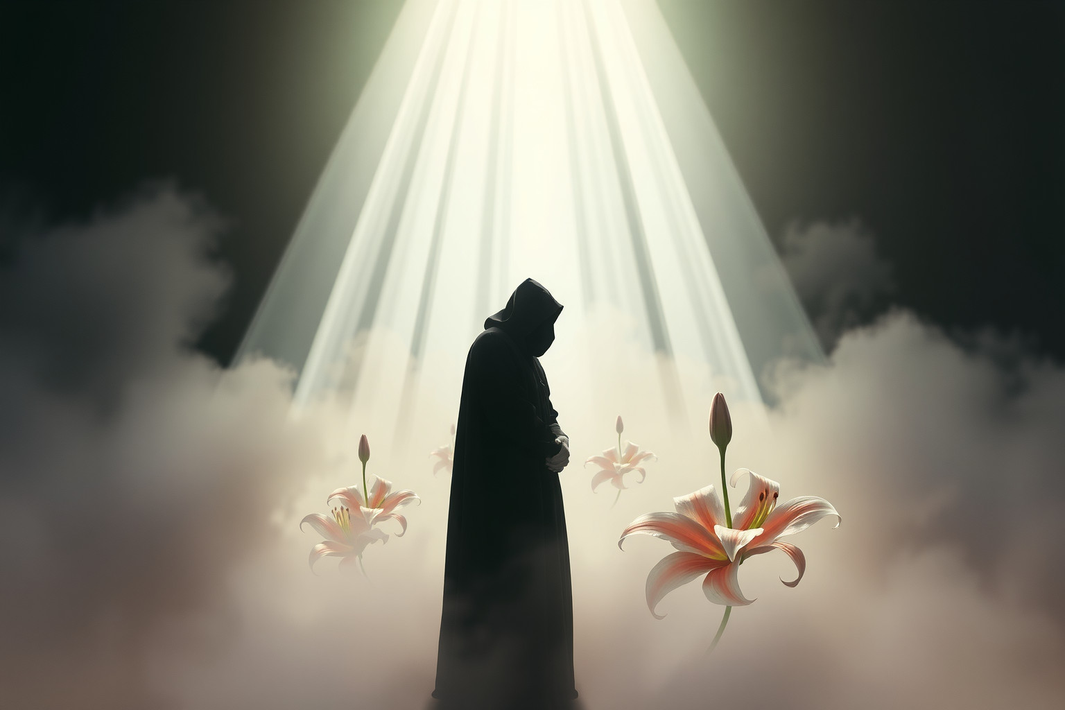 Sognare un condannato in luogo sacro riflette conflitto morale interiore.