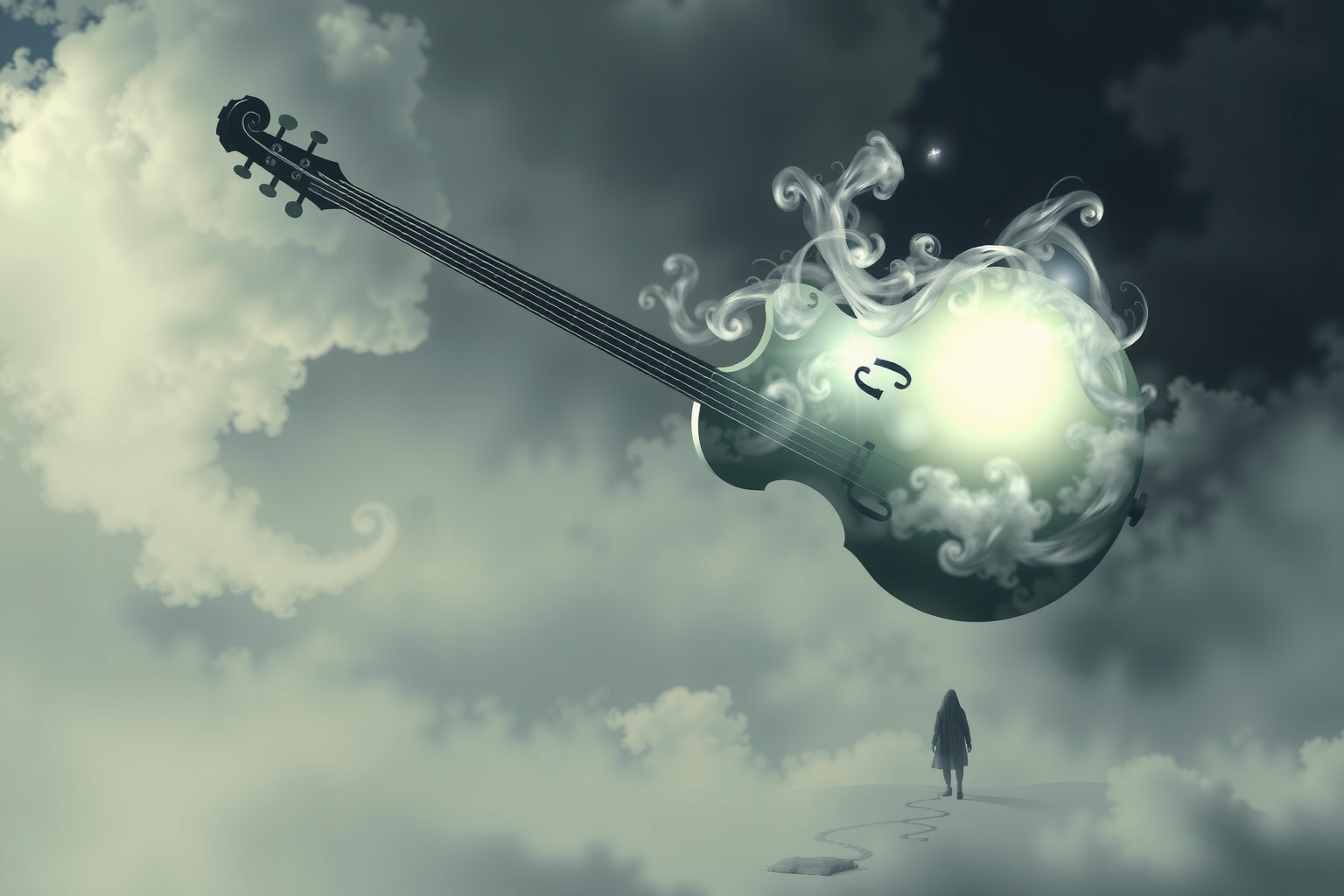 Sognare un contrabbasso simboleggia un peso emotivo difficile da gestire.