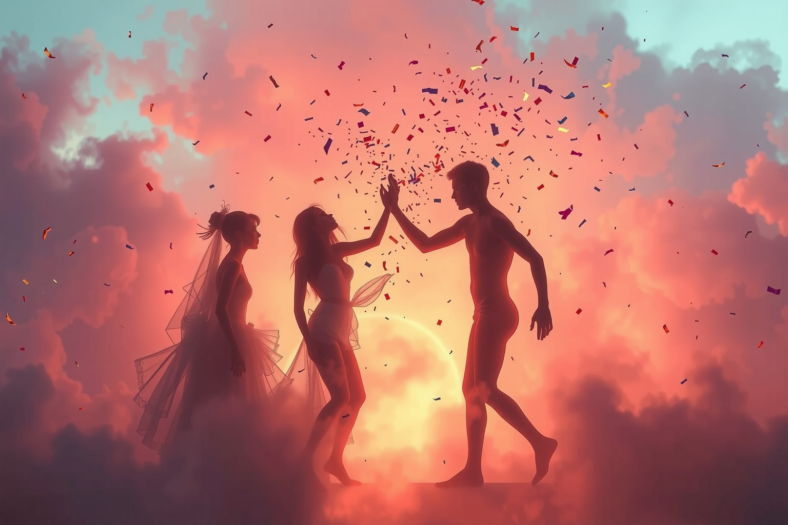 Sognare litigi al cotillòn riflette tensioni nascoste nella vita sociale.