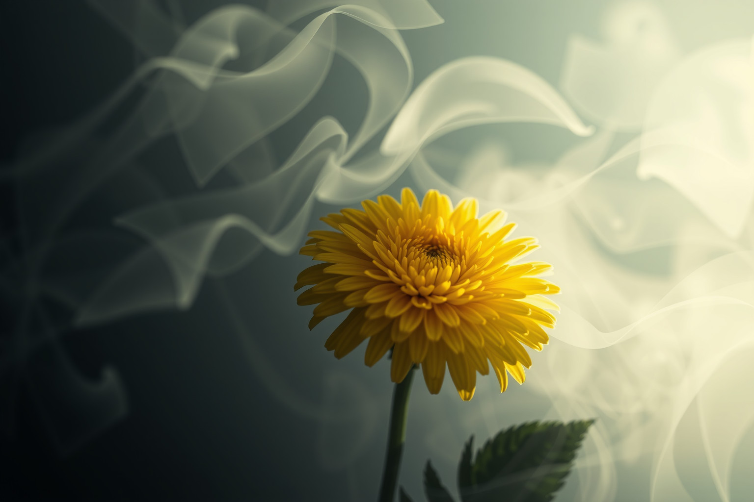 Sognare un crisantemo giallo simboleggia gioia ma anche tradimento nascosto.