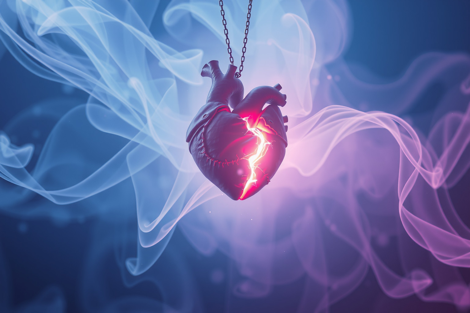 Sognare un cuore malato riflette lotte interiori e ansie profonde.