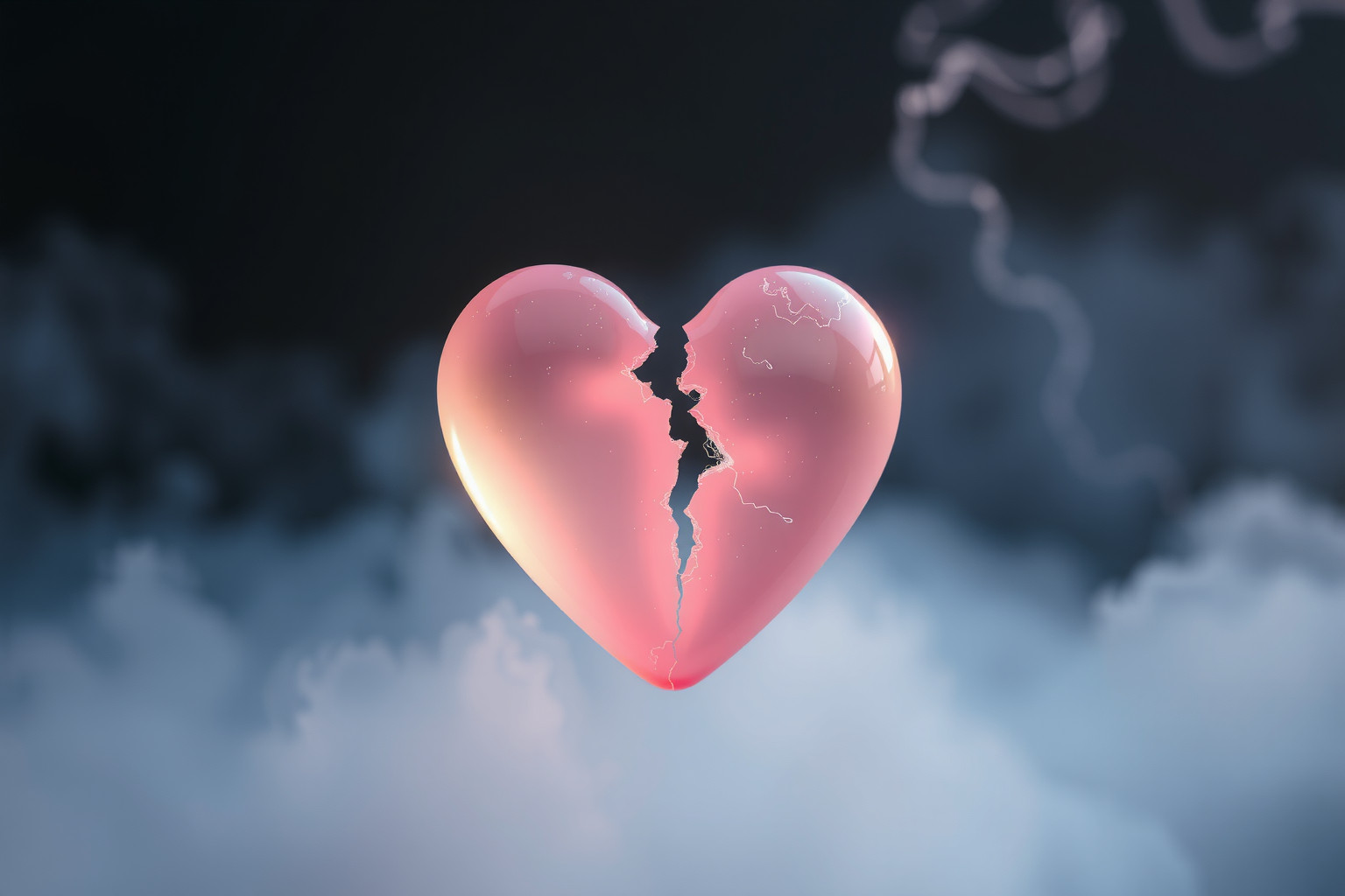 Sognare un cuore spezzato simboleggia ferite emotive profonde e disillusione.