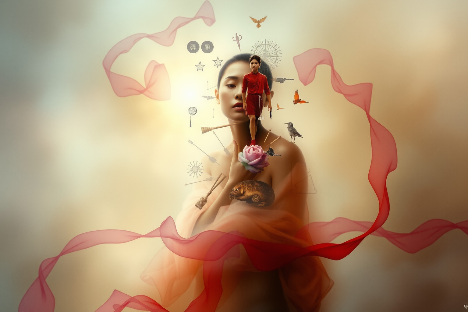 Sognare il degrado culturale riflette crisi e conflitti interiori d’identità.